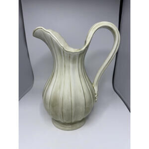 Vintage 11” Arte Italica Made In Italy Handcrafted Ceramic Pitcher Giulietta